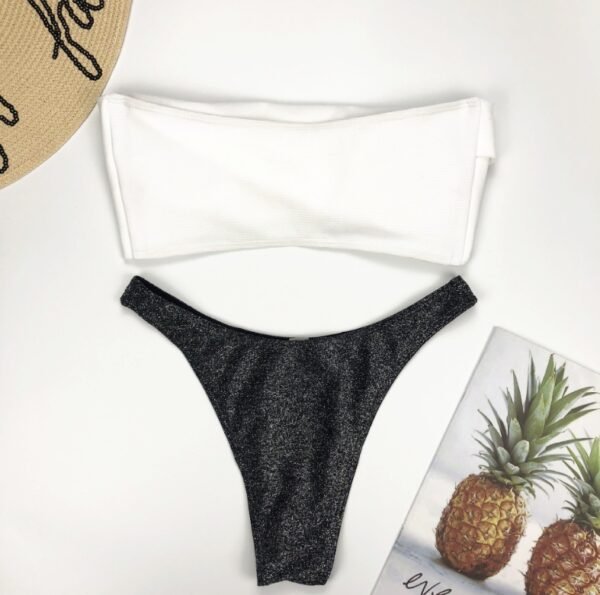 New Sexy Bikini Swimwear Women Swimsuit Off Shoulder Bikini Set Low Waist Bathing Suit Summer Beachwear Swimming Suit - Image 10