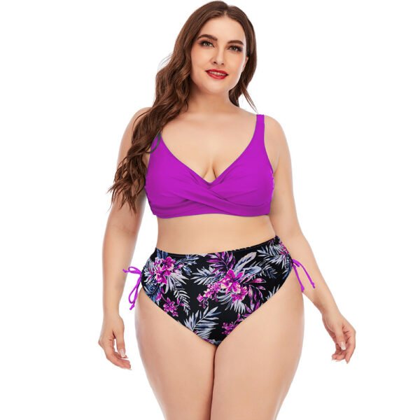 Custom European And American Women Sexy Split Plus Size Two Piece Swimwear - Image 7