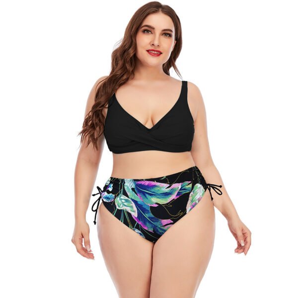 Custom European And American Women Sexy Split Plus Size Two Piece Swimwear - Image 6