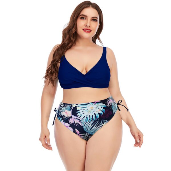 Custom European And American Women Sexy Split Plus Size Two Piece Swimwear - Image 3