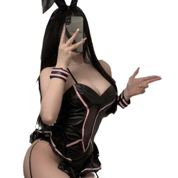 Sexy Lingerie Queen's Outfit Sexy Small Chest Bunny Uniform Seductive Passion Fur Ball Soft Girl - Image 6