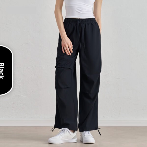 High Waist Slimming Loose Outdoor Casual Jogger Straight Sun Protection Fitness Pants - Image 4