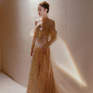 Ladies' High-end Evening Dress For Adults