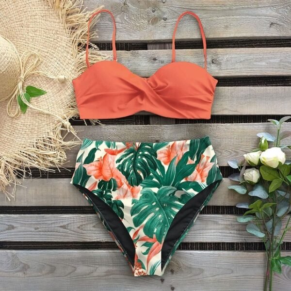 Bikini Swimwear Swimsuit Swim Suit Women Woman High Waist - Image 5