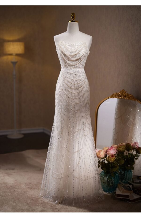 Fishtail Evening Dress Women's Banquet - Image 3