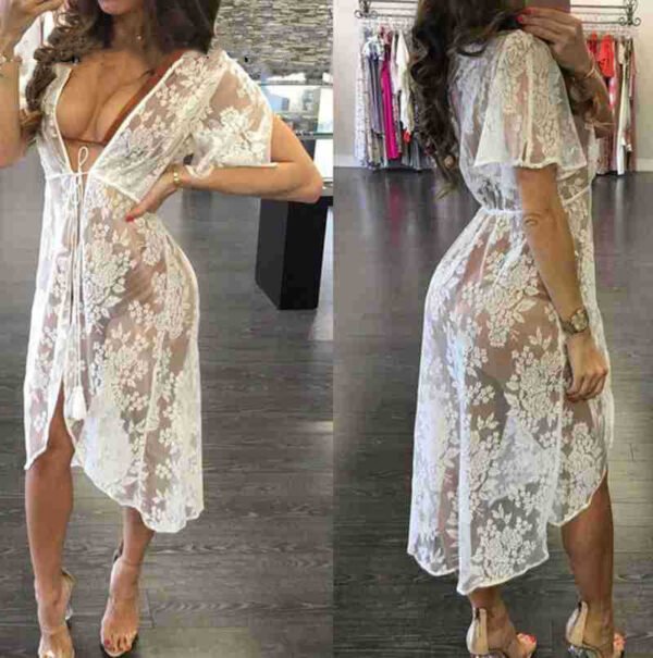 Bikini Cover Up Swimwear Women  Cover-up Bikini Swimsuit - Image 5