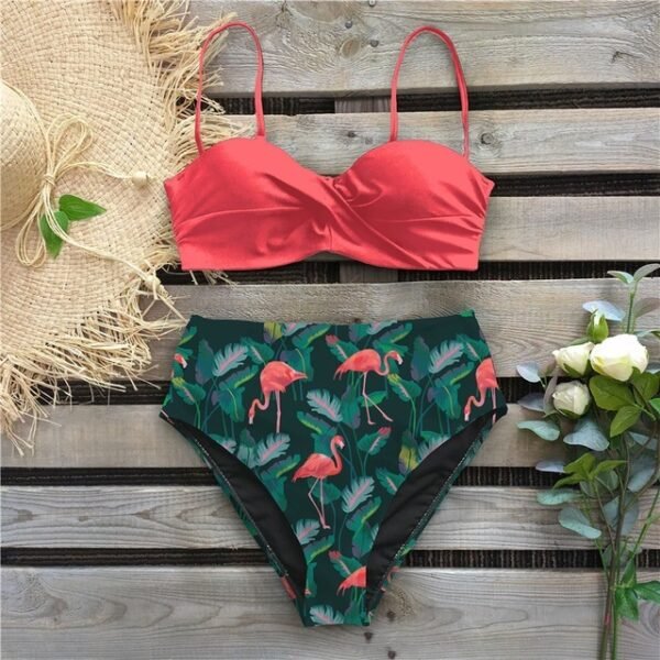 Bikini Swimwear Swimsuit Swim Suit Women Woman High Waist - Image 2